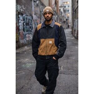 Reworked/Upcycled Carhartt Jacket M Regular Colorblock Workwear Streetwear Coat